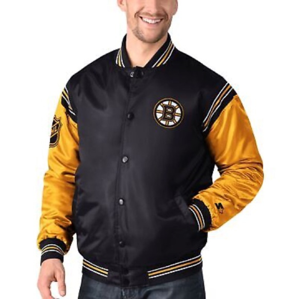 Mitchell & Ness Boston Bruins Satin Jacket